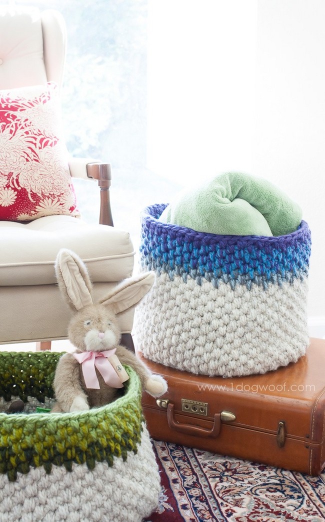 Color Block Basket Pattern