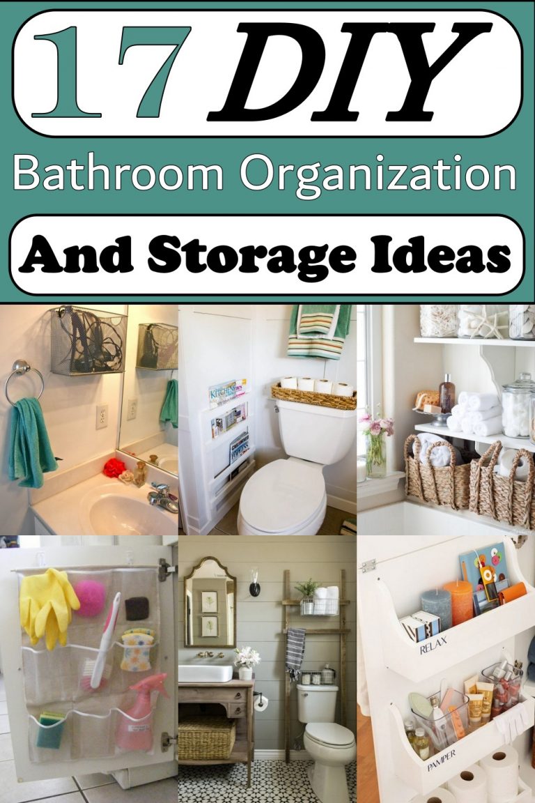 17 DIY Bathroom Organization And Storage Ideas