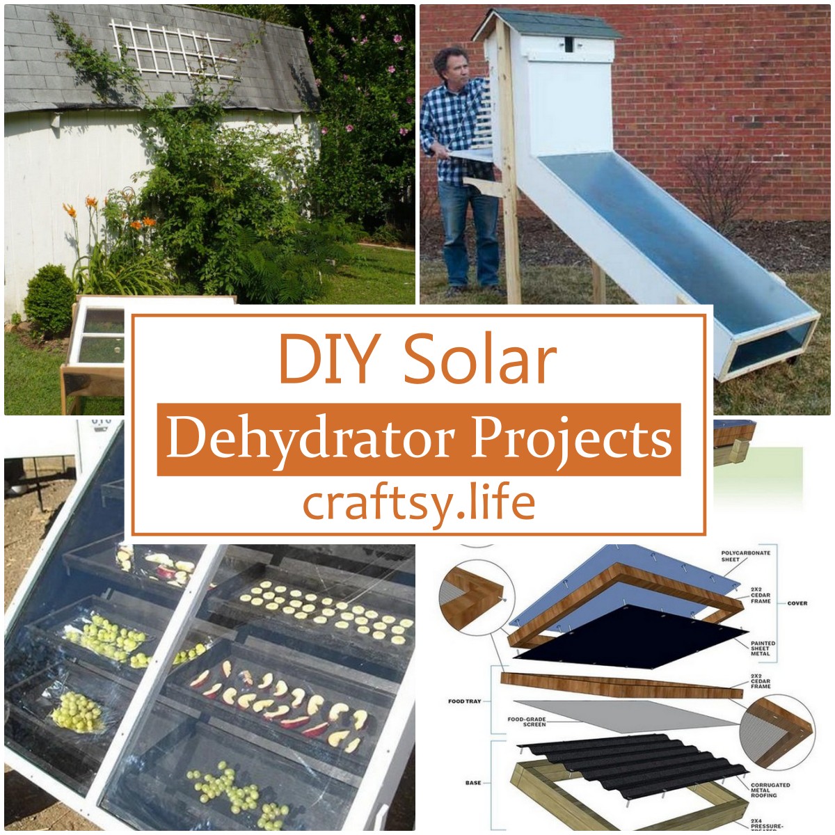 DIY Solar Food Dehydrator Projects