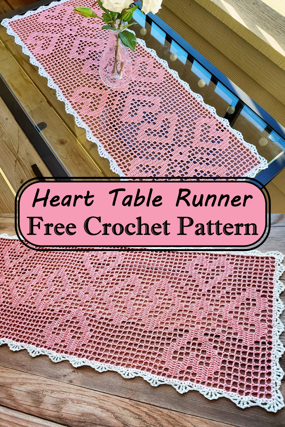 Heart Table Runner