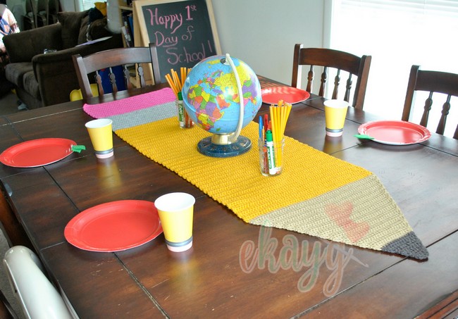 Pencil Table Runner