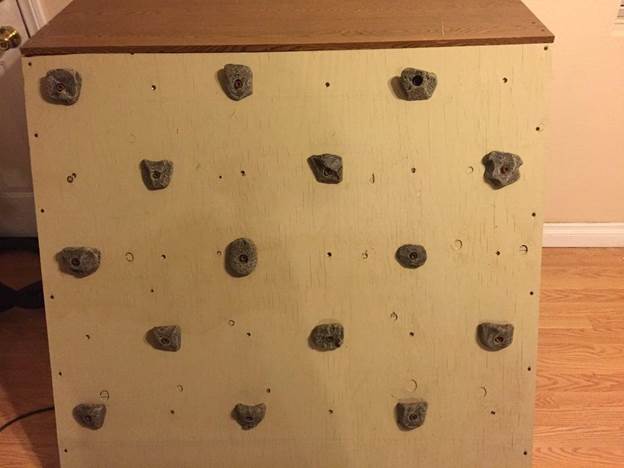 DIY Childs Climbing Wall