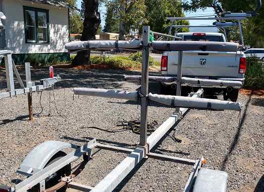 Homemade Kayak Trailer Rehab