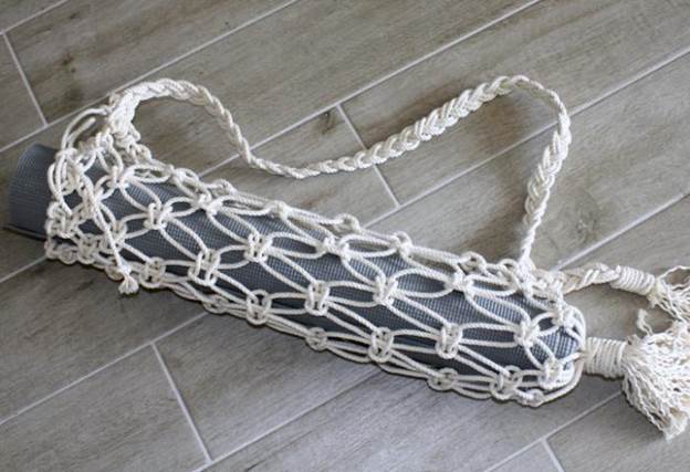 DIY Macrame Yoga Mat Bag