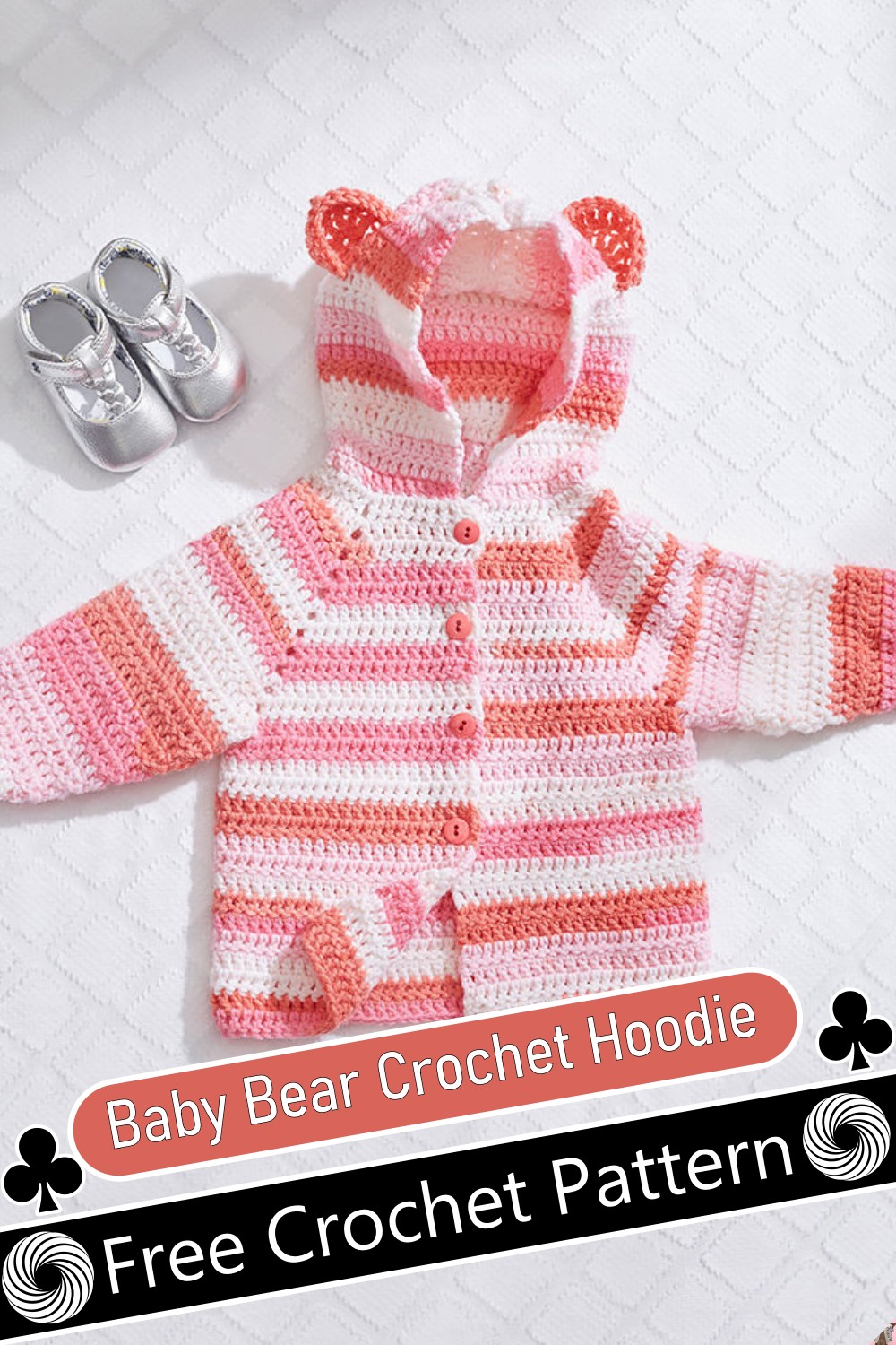 Baby Bear Crochet Hoodie