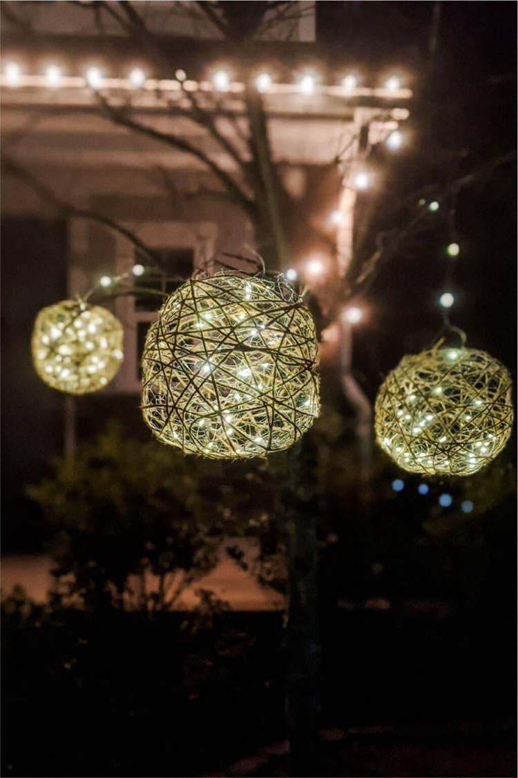 Christmas Light Balls