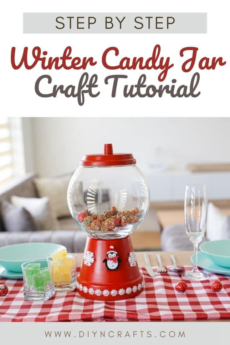 DIY Christmas Candy Dispenser