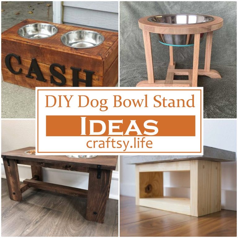 DIY Dog Bowl Stand Ideas 1