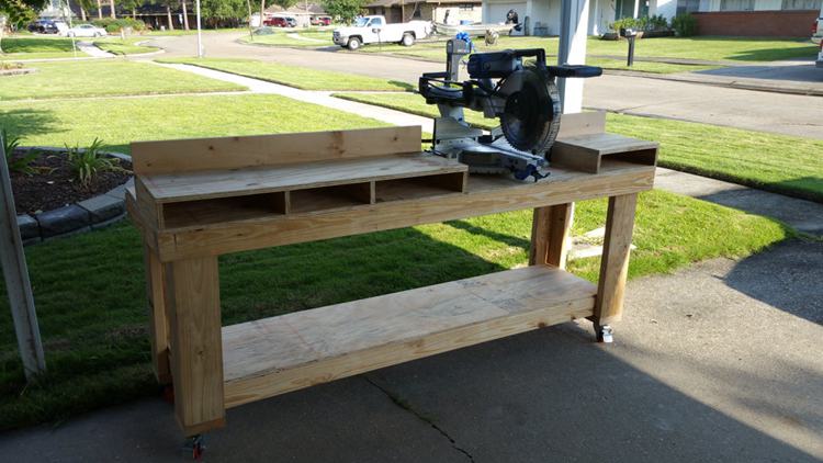 DIY Miter Saw Workbench