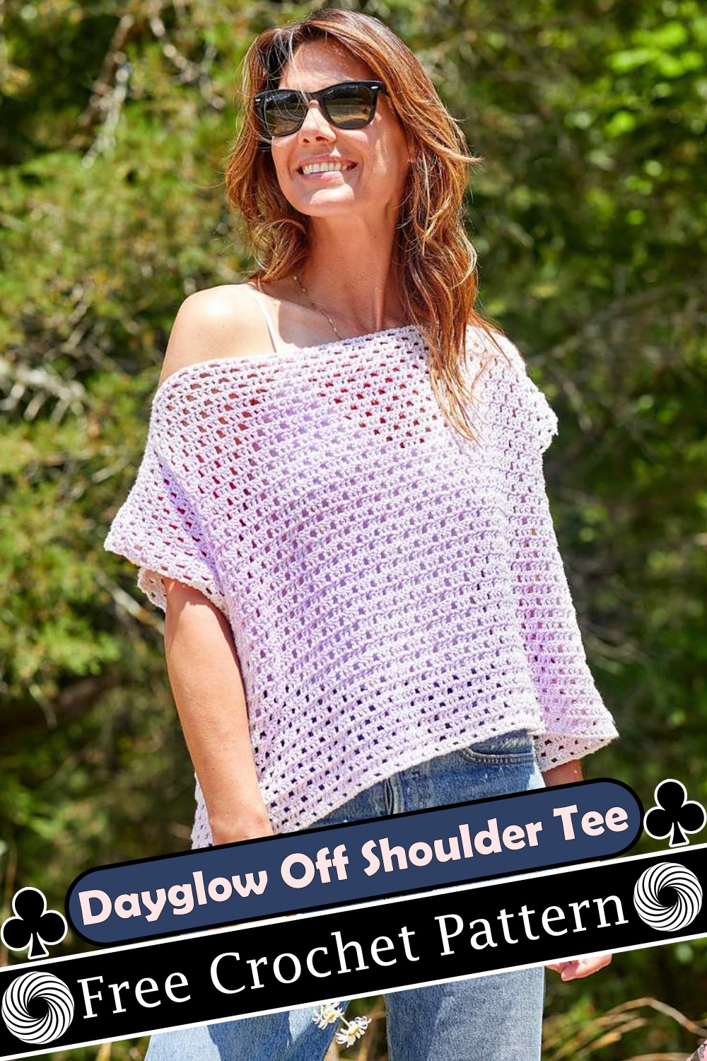 Dayglow Off Shoulder Tee