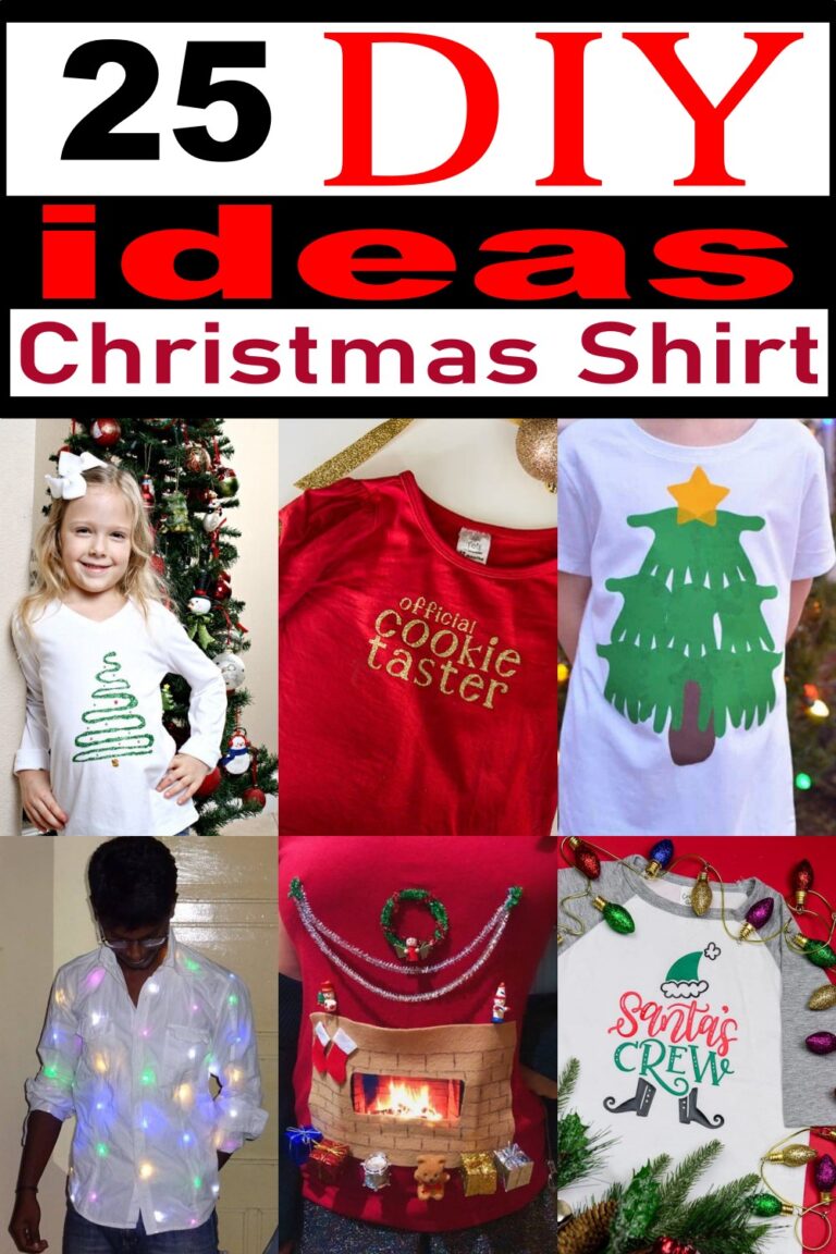 25 DIY Christmas Shirt Ideas For Kids Wardrobe