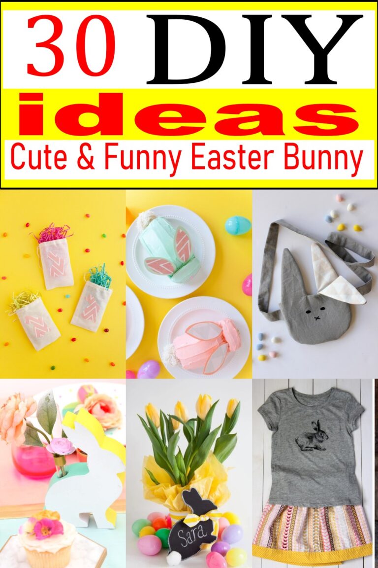 30 DIY Easter Bunny Ideas For Beginners