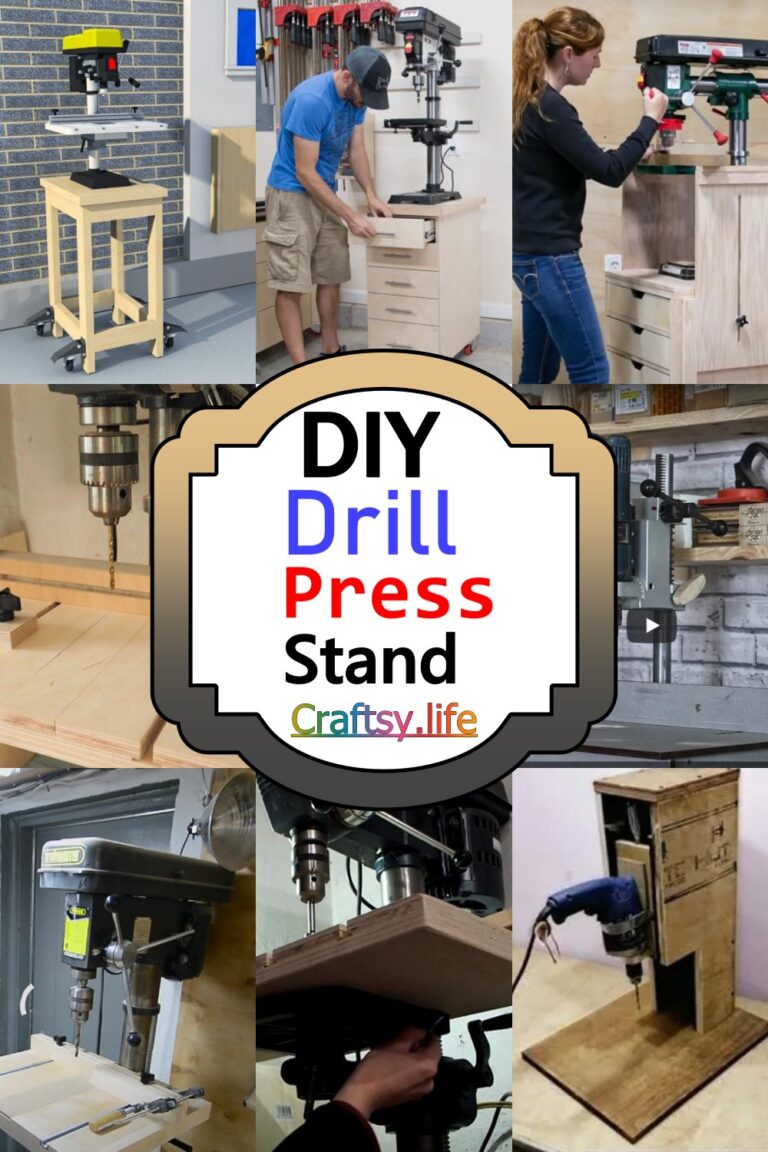 DIY Drill Press Stand You Can Make From Scratch