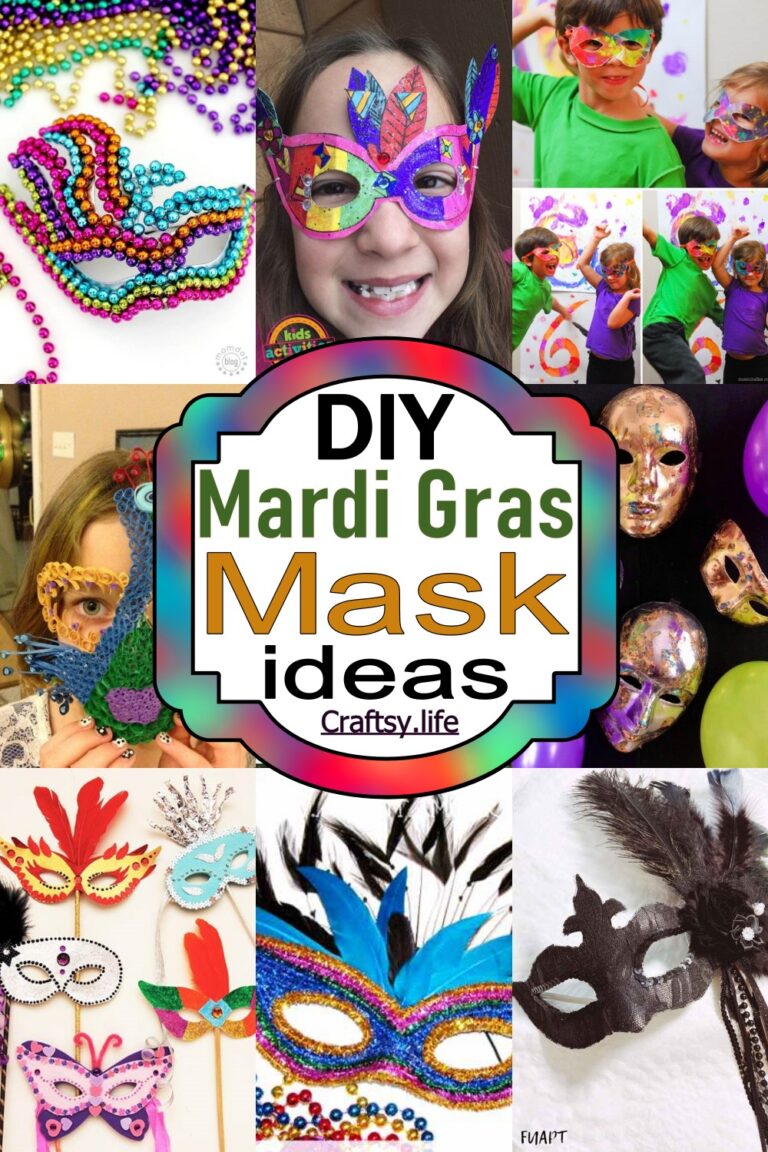 23 DIY Mardi Gras Mask Ideas For Kids