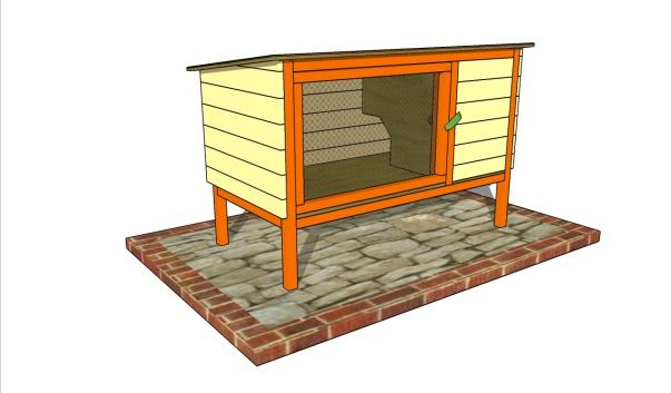 Free Outdoor Rabbit Hutch Plans