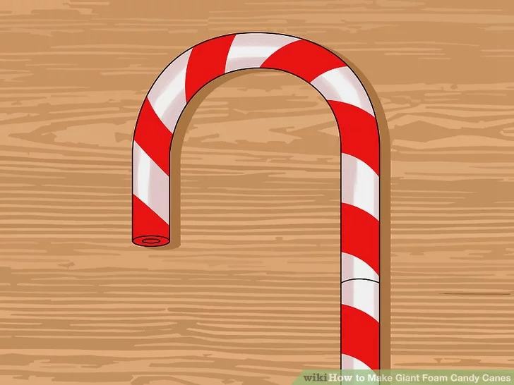 Giant Foam Candy Canes