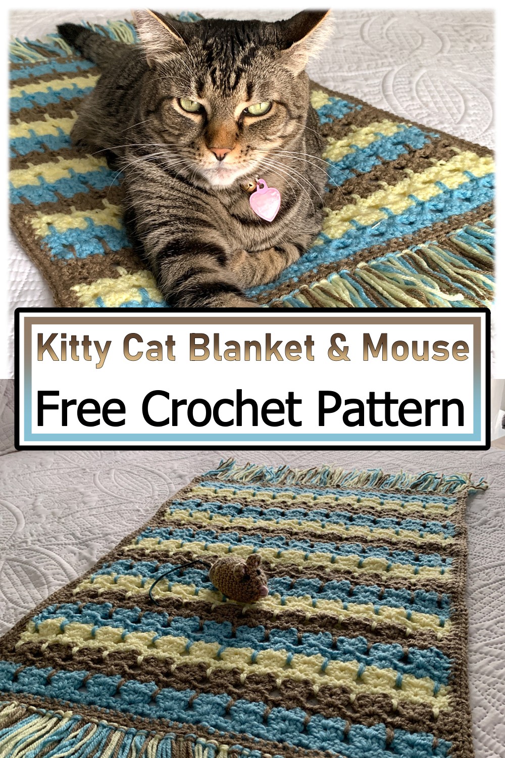 Kitty Cat Blanket & Mouse