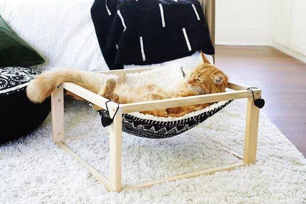 Modern DIY Cat Hammock