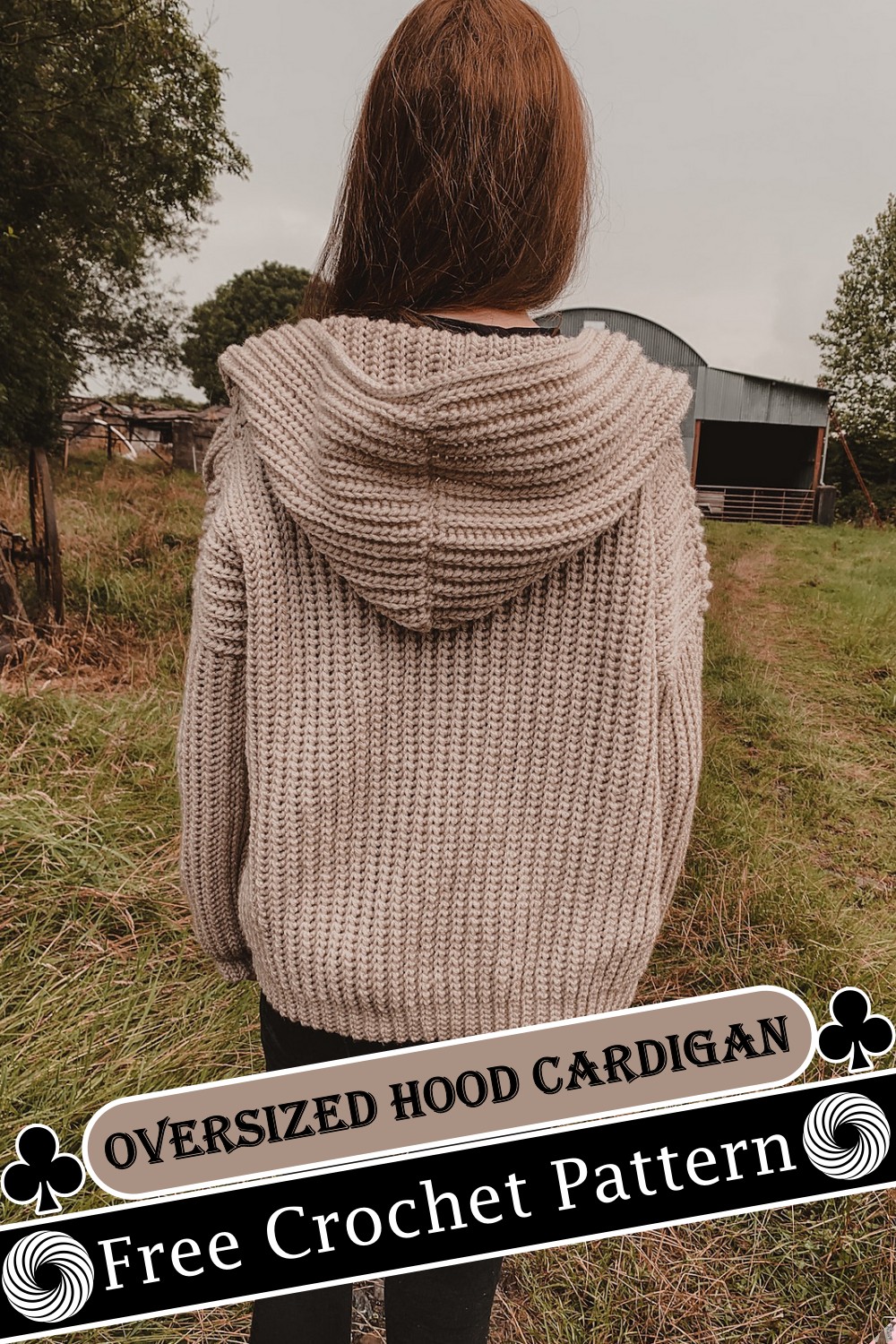 Oversized Hood Cardigan