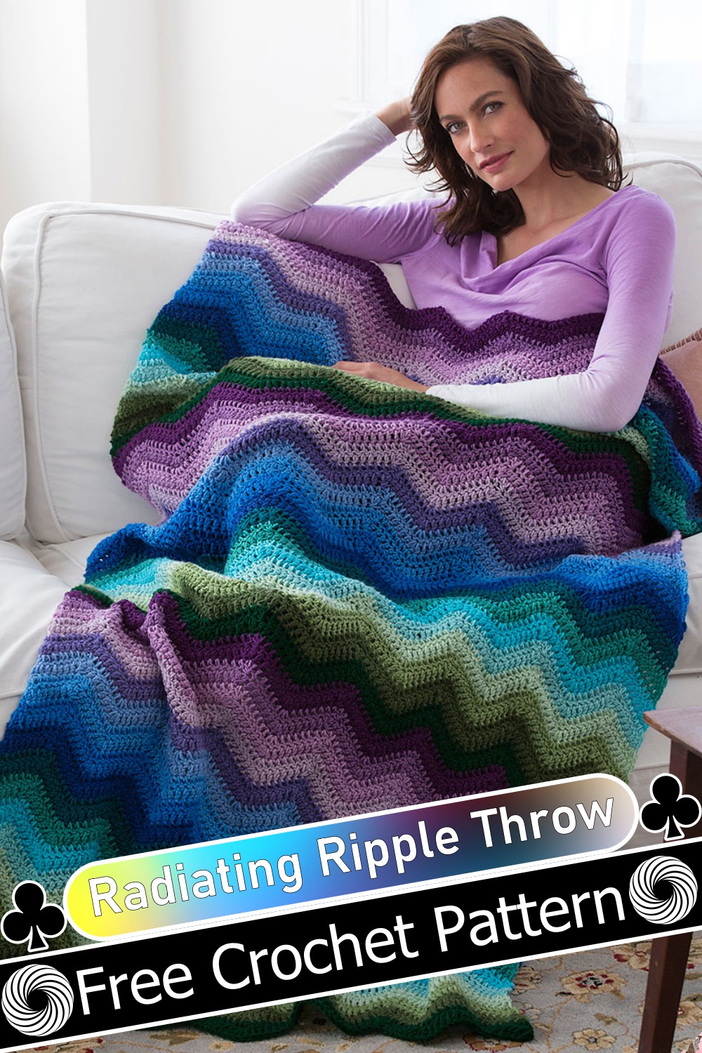 Radiating Ripple Throw