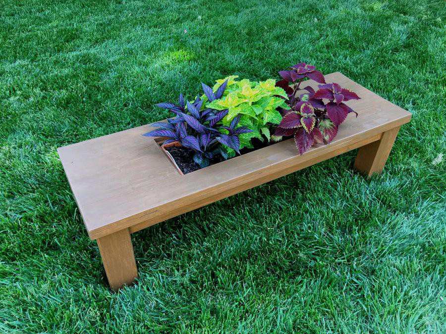 DIY Coffee Table With Flower