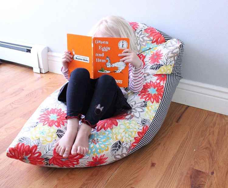 DIY Kids Bean Bag Chair