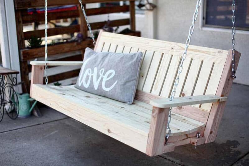 DIY Outdoor Porch Swing