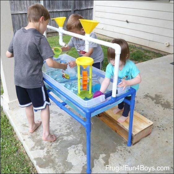 How To Make A PVC Pipe Sand And Water Table