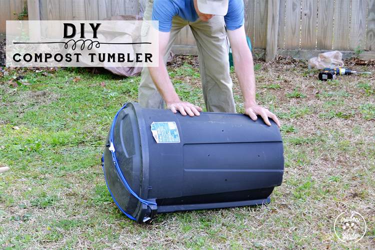 Cheap DIY Compost Tumbler