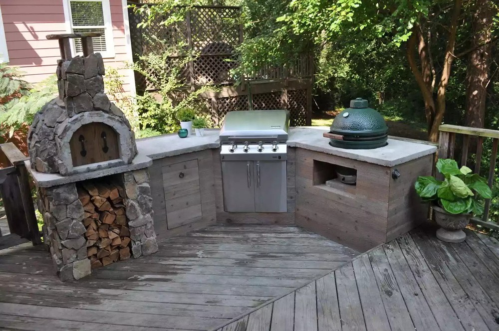 Concrete DIY Outdoor Kitchen