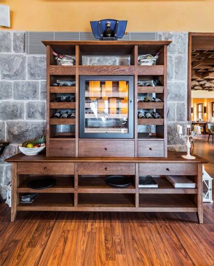 DIY Bookshelf and Liquor Cabinet Combined.