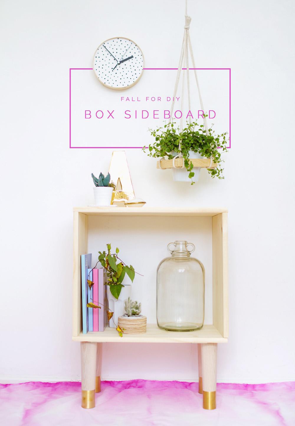 DIY Box Sideboard