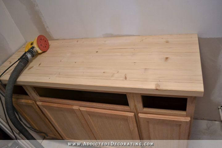 DIY Butcher Block Countertop Under $30