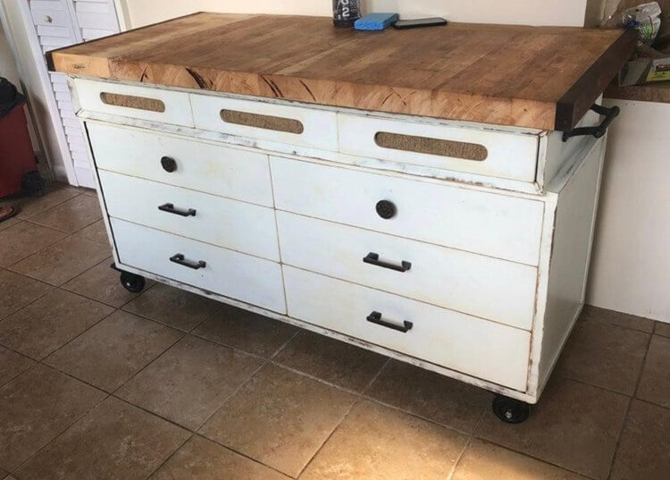 DIY Butcher Block Island