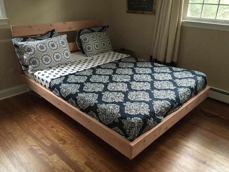 DIY Floating Bed