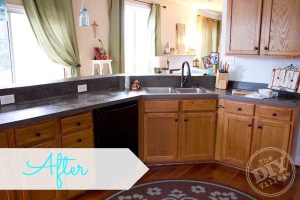 DIY Kitchen Countertop Makeover