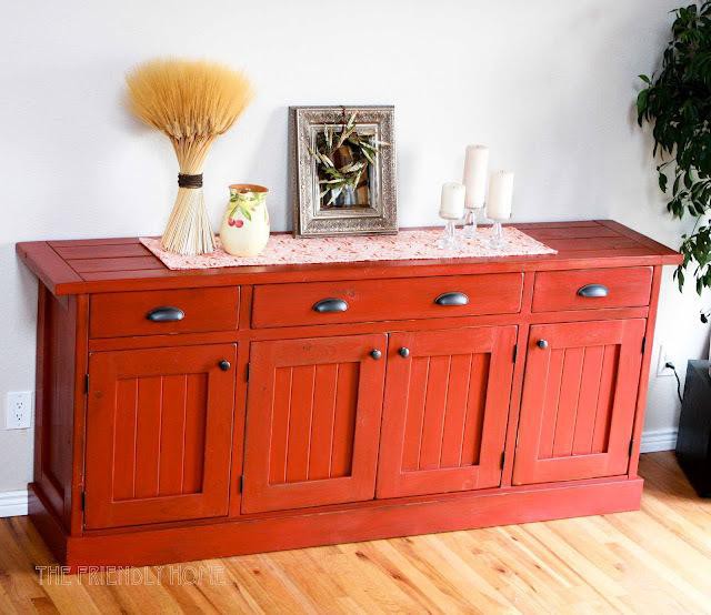 Planked Wood Sideboard