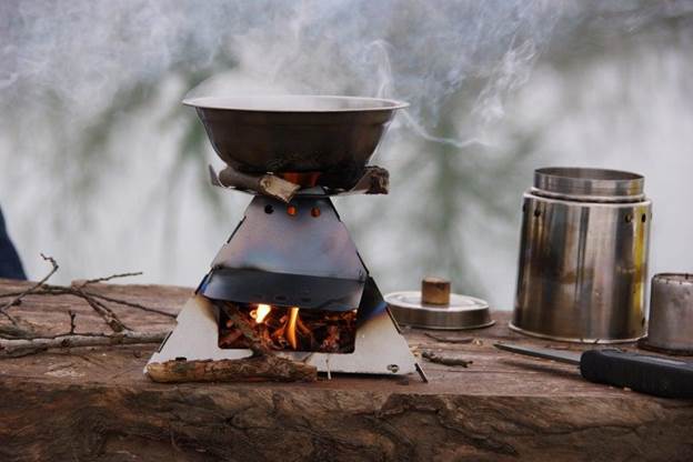 DIY Pyramid Wood Stove