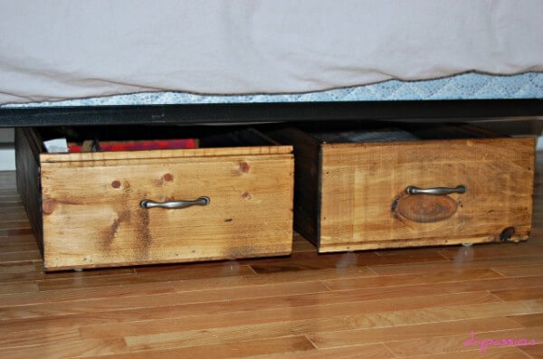 DIY Rolling Underbed Storage Crates