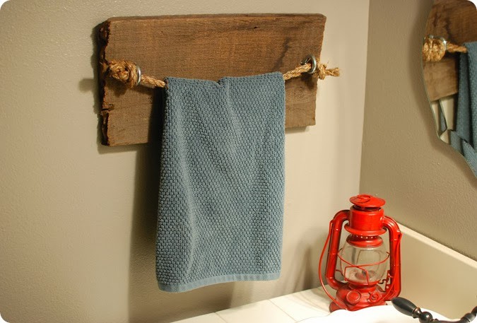 Rustic Towel Bar