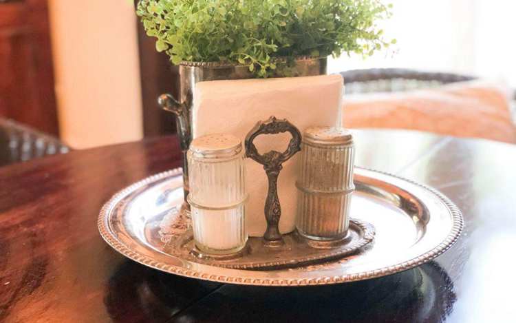 DIY Silver Lazy Susan