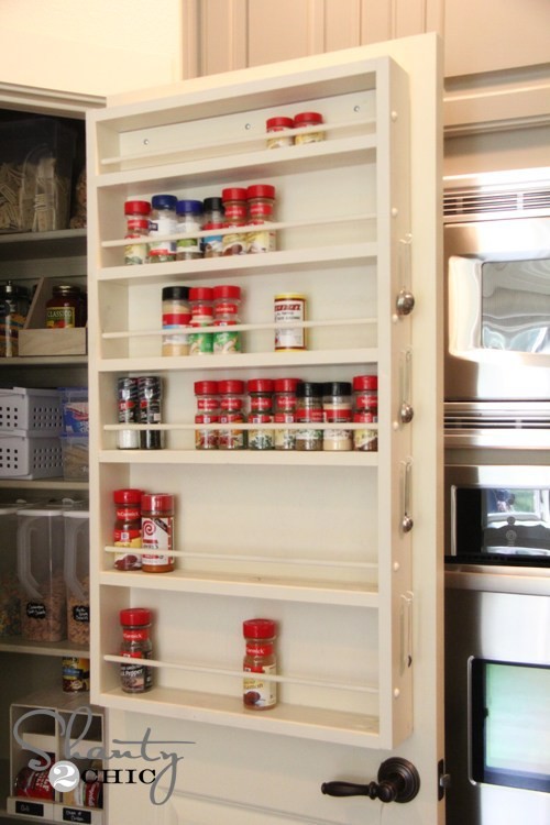 DIY Spice Rack Door