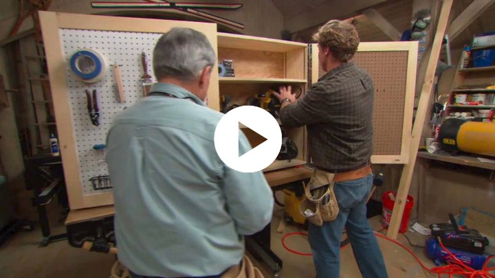 DIY Tool Storage Cabinets