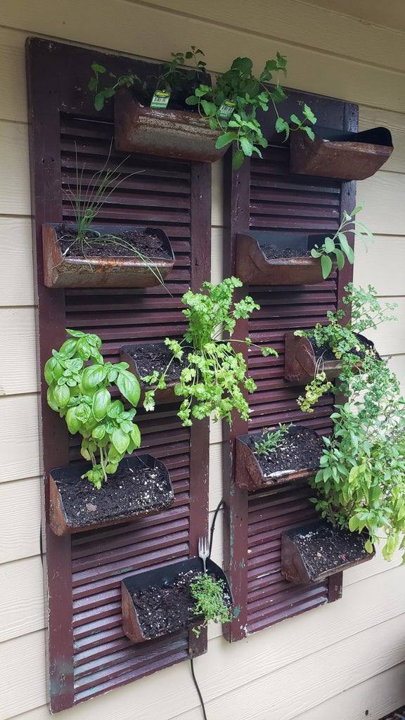 DIY Wall Mount Herb Garden