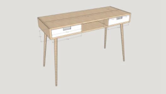 Desk Hutch Plan