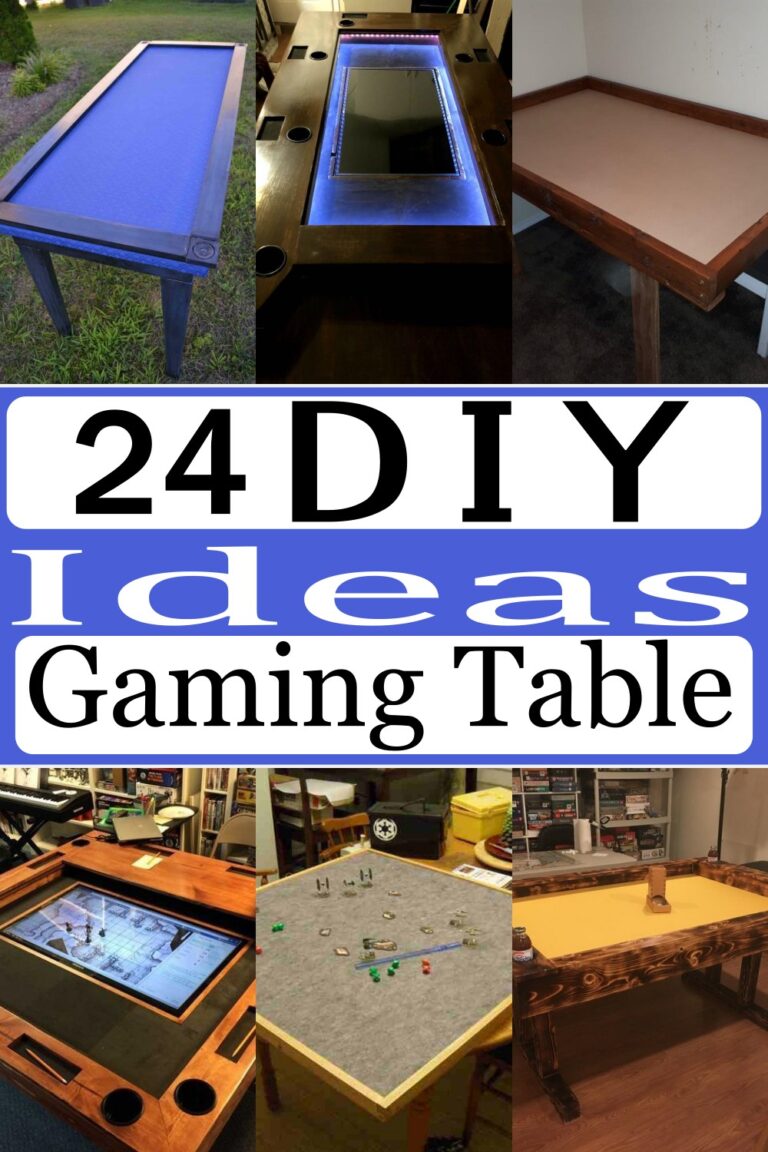 24 DIY Gaming Table Plans To Make Today