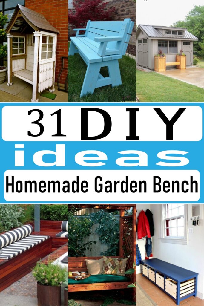 Homemade Garden Bench