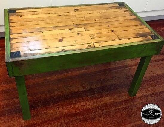 Faux Butchers Block Table