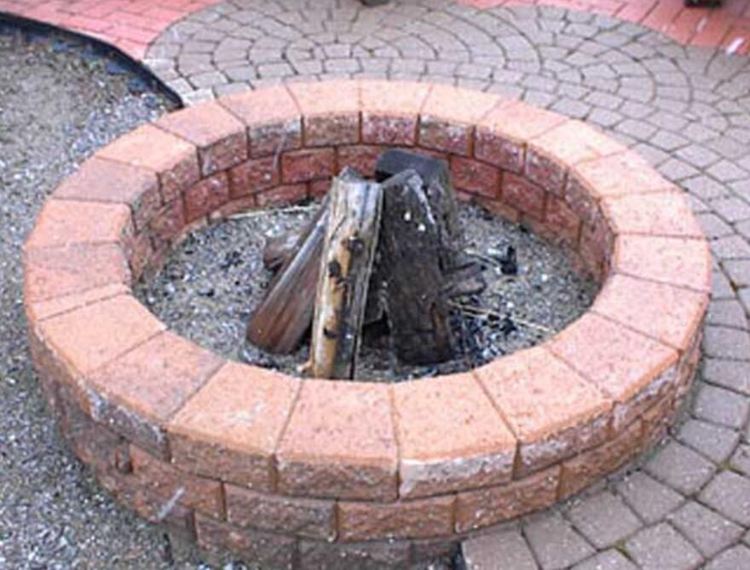 Fire Pit Using Nicolock Pavers