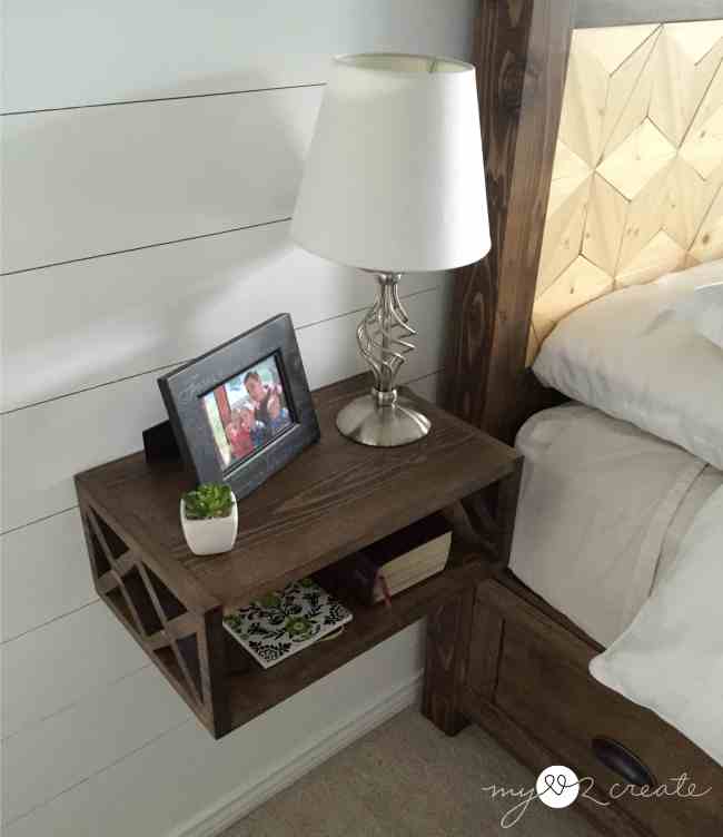 Free Floating Nightstand Plan